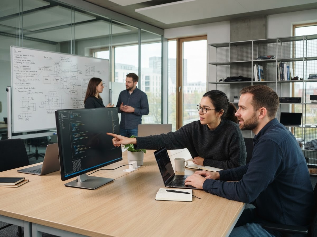BoreliumAi Analyseteam bei der Auswertung von Marktdaten